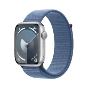 שעון חכם Apple Watch Series 9 45mm Aluminum Case Rubber Sport Band GPS + Cellular יבואן רשמי