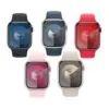 ⁦שעון חכם Apple Watch Series 9 41mm Aluminum Case Rubber Sport Band GPS⁩ – תמונה ⁦2⁩