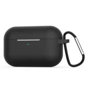 כיסוי סיליקון כולל תליה AIRPODS - שחור