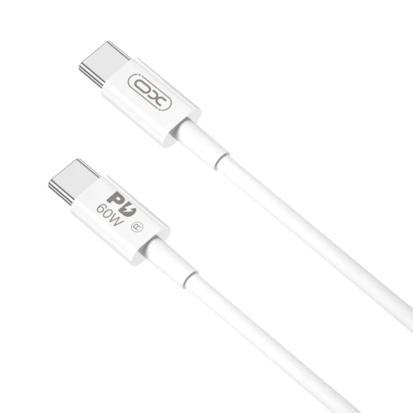 XO-NB-Q190B כבל Type-C To Type-C 2M 60W לבן