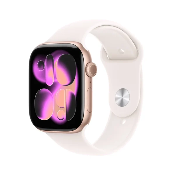 שעון חכם Apple Watch Series 11 42mm Aluminum Case Rubber Sport Band GPS יבואן רשמי