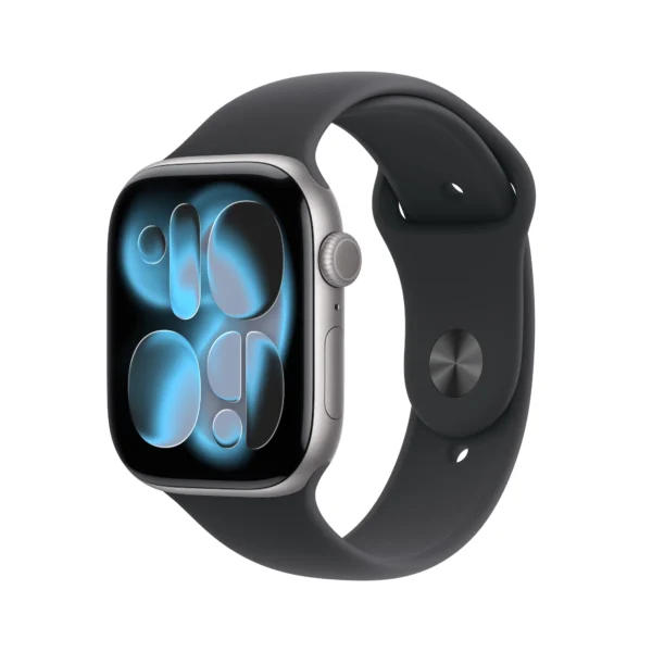 שעון חכם Apple Watch Series 11 46mm Aluminum Case Rubber Sport Band GPS יבואן רשמי