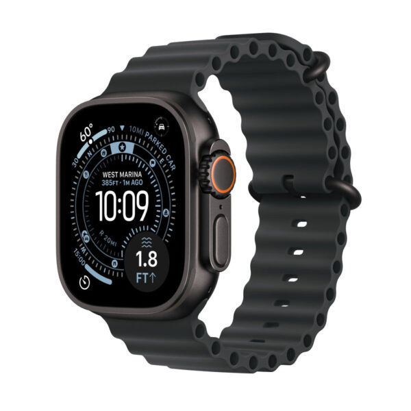שעון חכם Apple Watch Ultra 3 49mm Titanium Case Ocean Band GPS +‎ Cellular אפל - יבואן רשמי