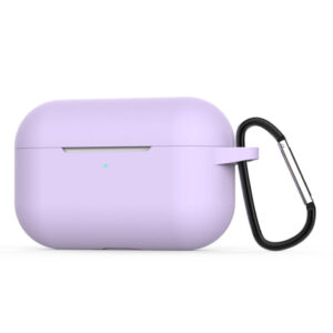 כיסוי סיליקון כולל תליה AIRPODS - סגול