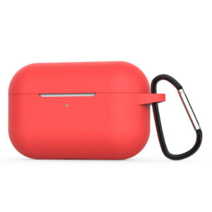כיסוי סיליקון כולל תליה AIRPODS - אדום