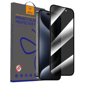 מגן מסך זכוכית מלאה BeeTech Privacy פרטיות ל- iPhone 16 Pro